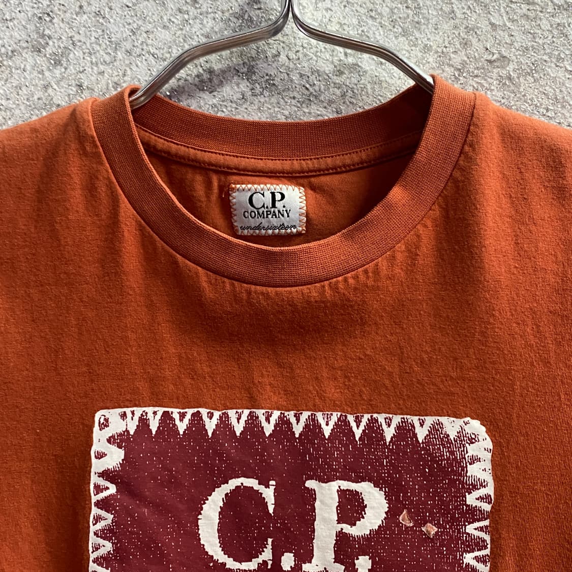 cp 컴퍼니 라벨로고 크루넥 반팔티 B3795 상품이미지3