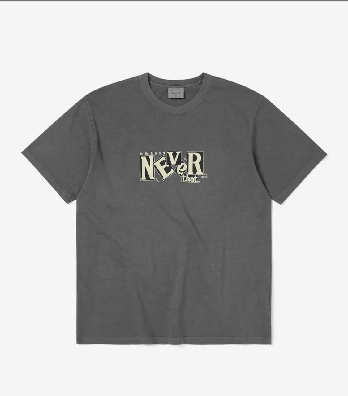 디스이즈네버댓 반팔 티셔츠 TNT Records Tee Charcoal  상품이미지1
