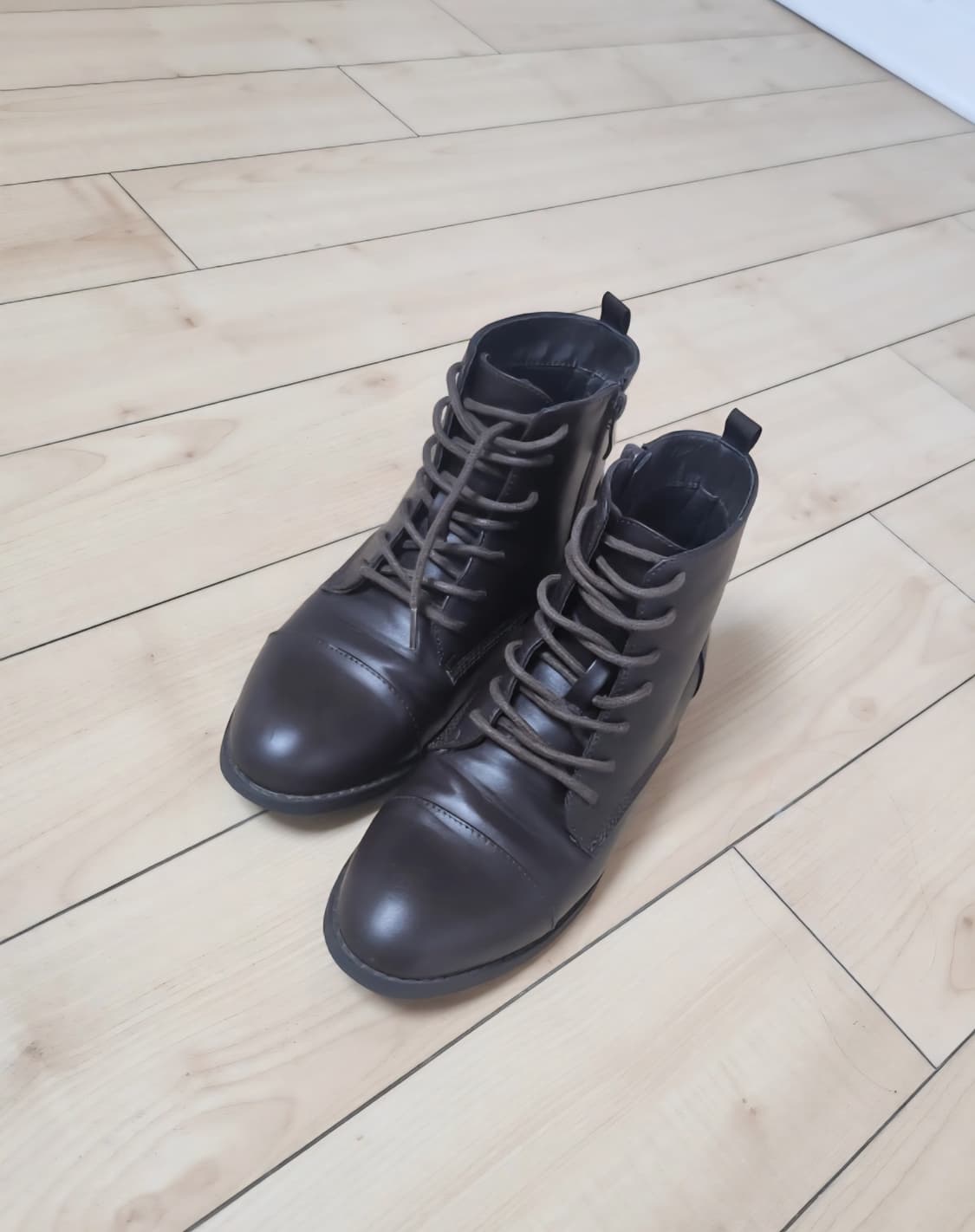  가죽 앵클 부츠 상품이미지2