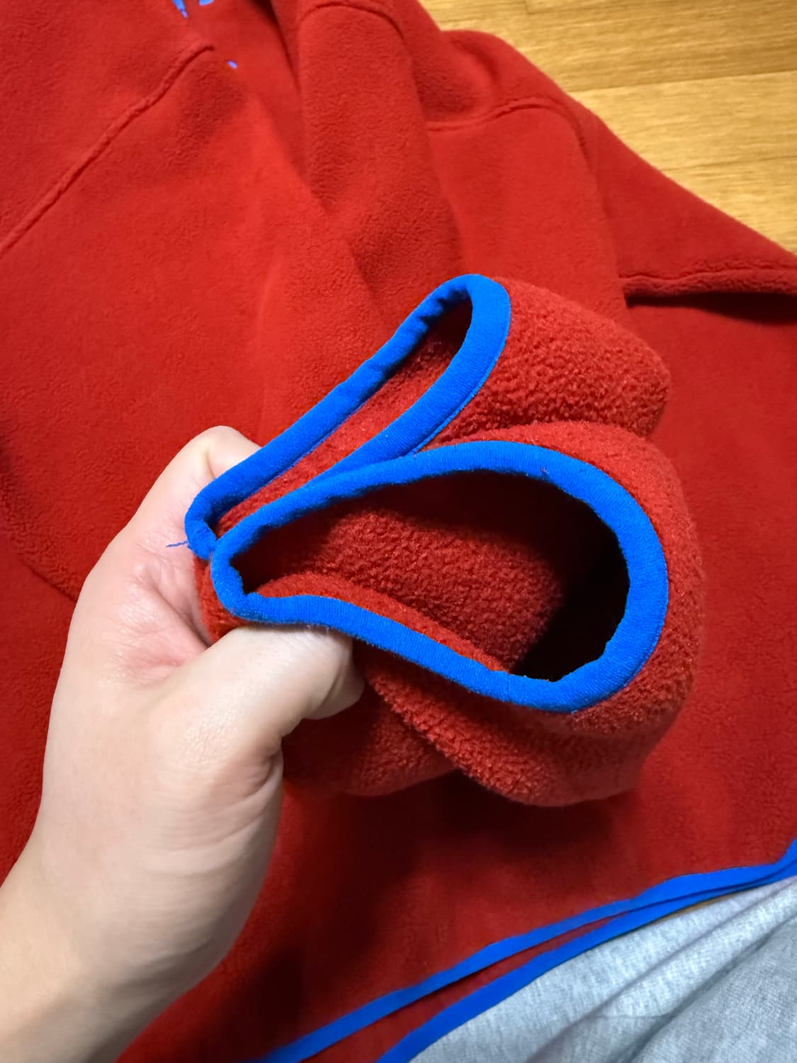 XL 파타고니아 신칠라 레드 포켓 블루 상품이미지6