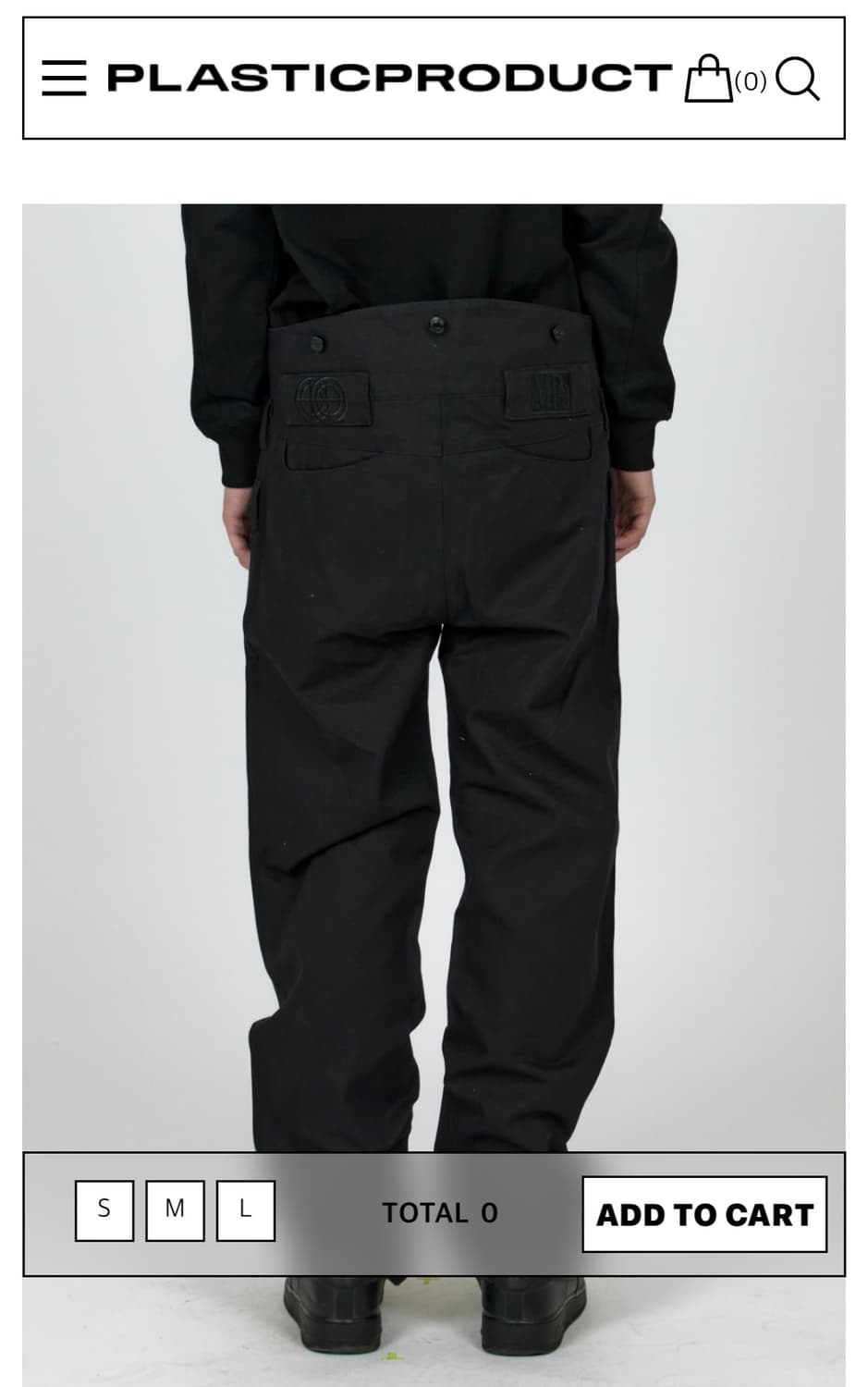 플라스틱 프로덕트 MPa RAISED WAIST PANTS M 상품이미지1