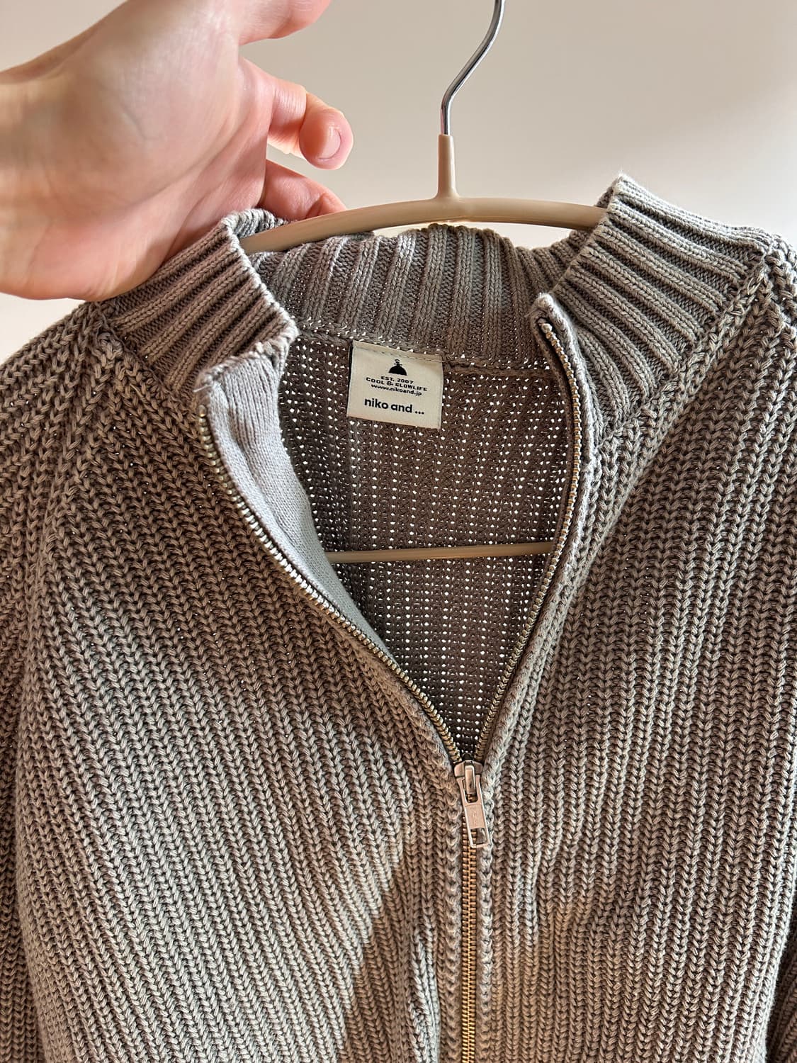 니코앤드 niko and 크롭 가디건 상품이미지2