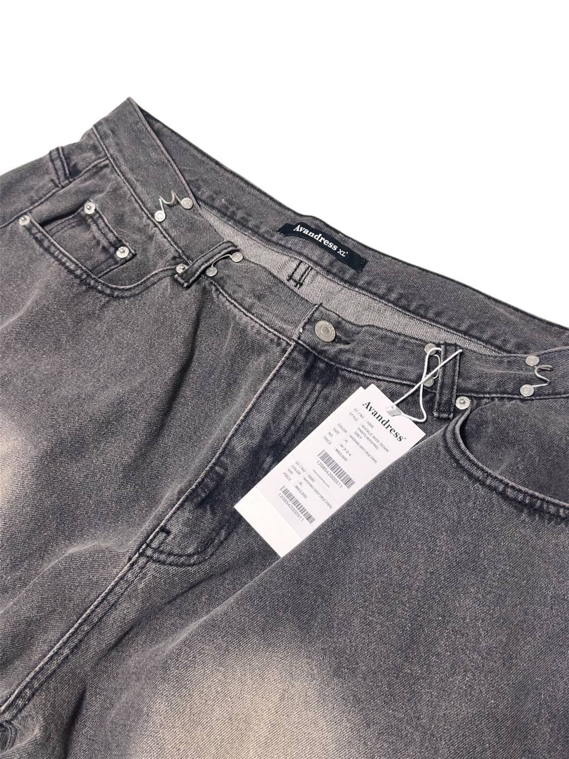 어반드레스 후크 와이드 데님 팬츠 새상품 상품이미지3