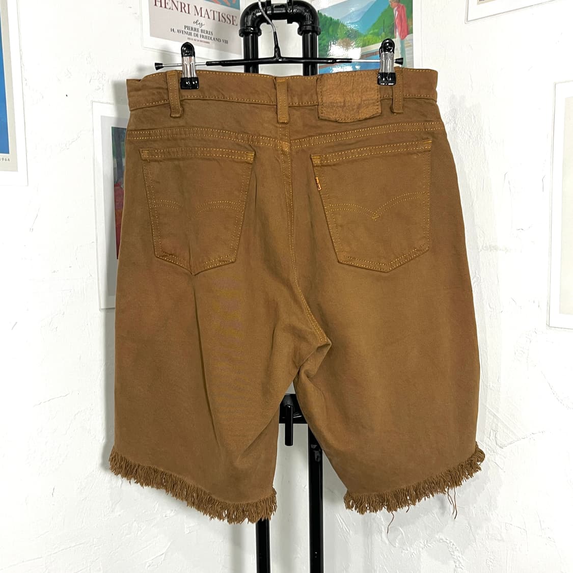 커팅 디테일 하프팬츠 상품이미지2