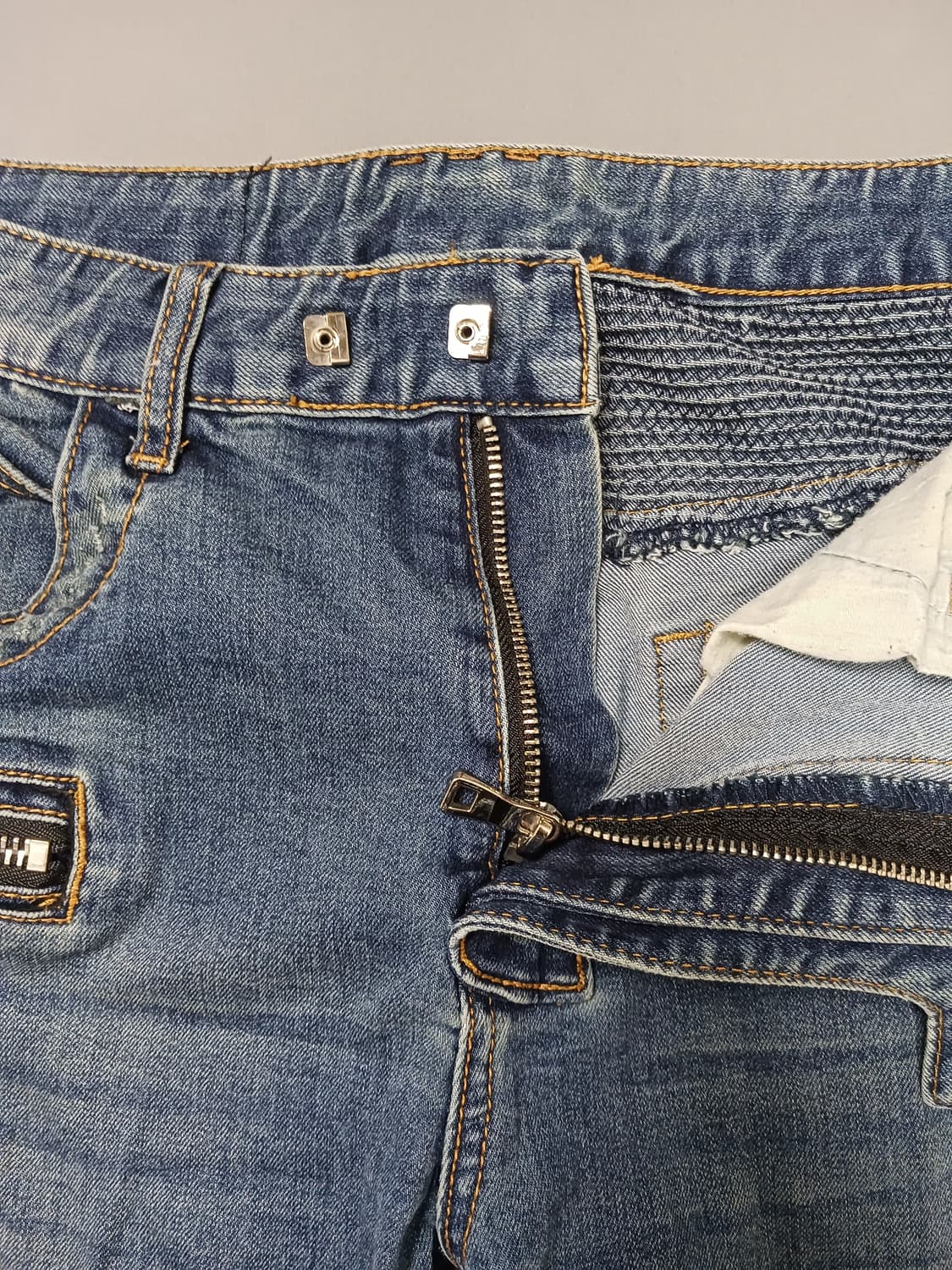 [34] 발망 블루워싱 디스 바이커진 청바지 상품이미지6