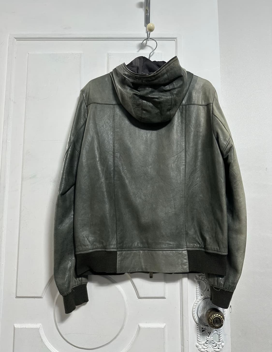 빔즈 레더 후드 자켓 상품이미지2