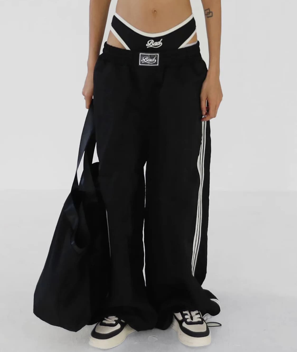 배드블러드 빌리 SS 트랙 팬츠 - 블랙 M 상품이미지1