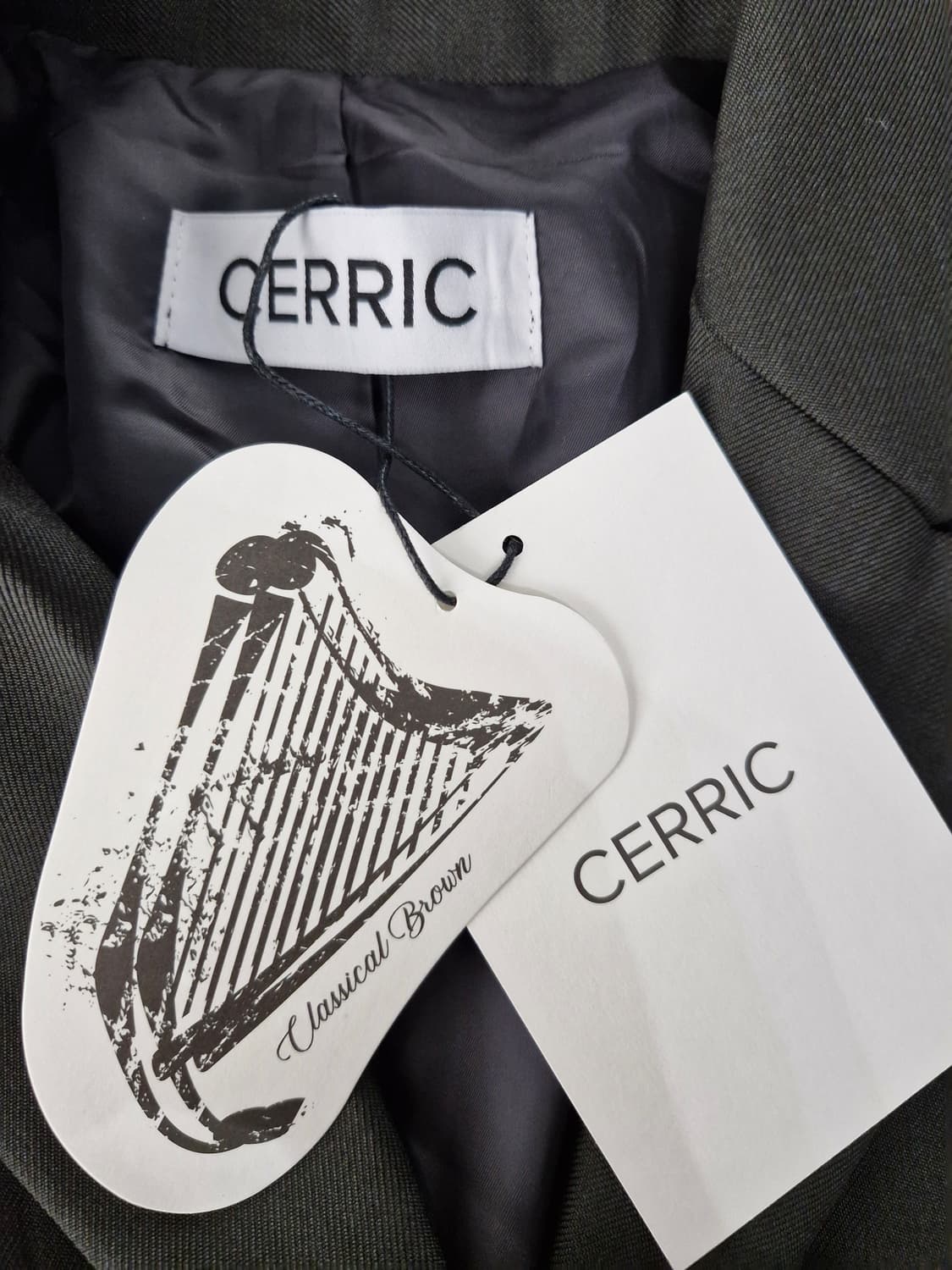 [새상품]CERRIC 세릭 25F/W 아웃 포켓 자켓 차콜 상품이미지7