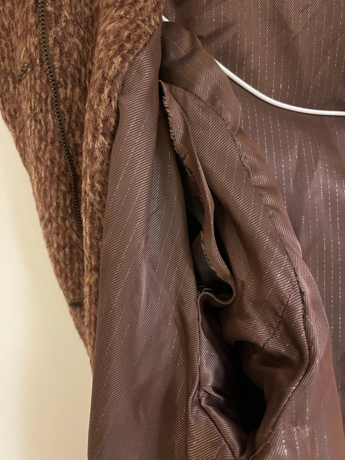 KARRA 브라운 후드 코트 상품이미지4