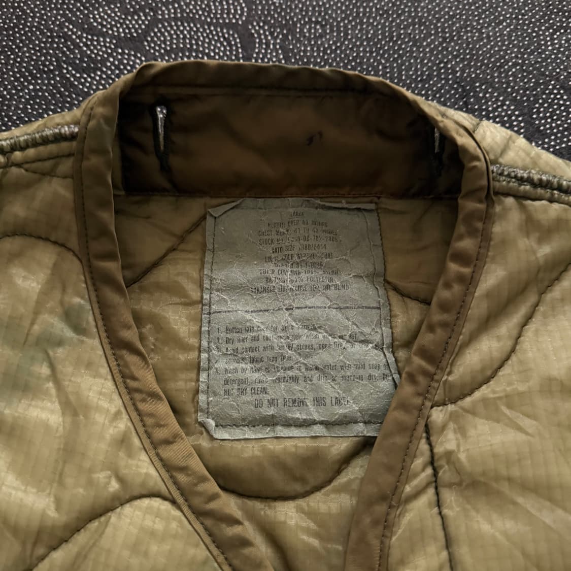 [military] 밀리터리 OG 미군 내피 - xl.3 상품이미지5