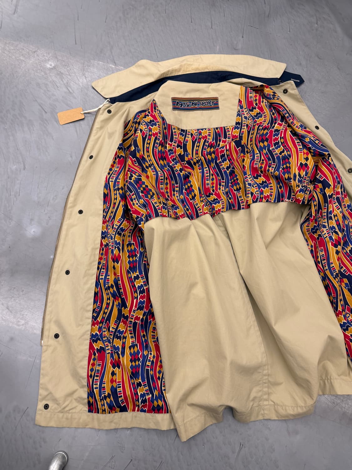 1990s MISSONI SPORT SAFARI 미쏘니스포츠 필드자켓 상품이미지4