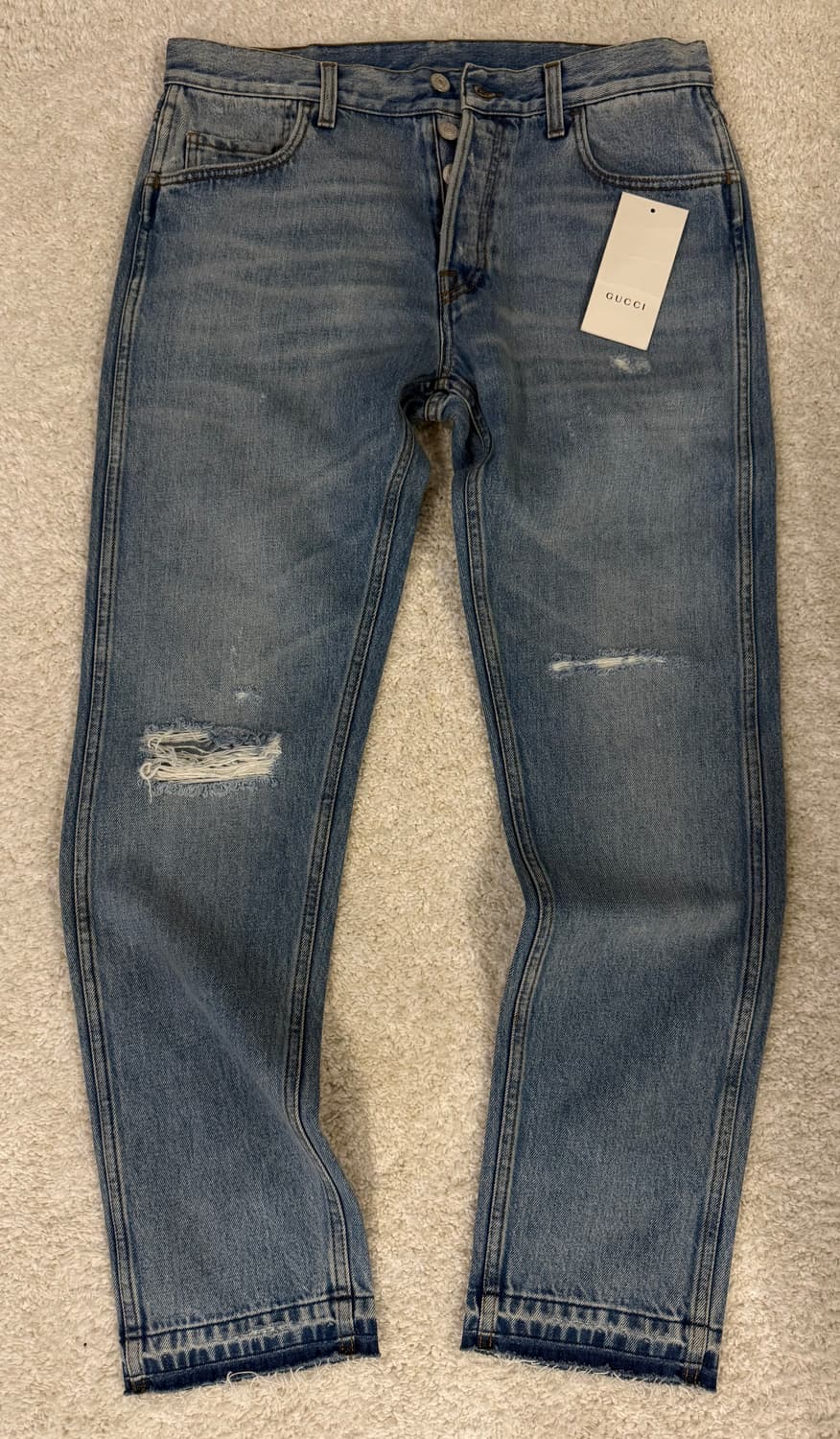 (33size) 구찌 데님 팬츠 상품이미지1