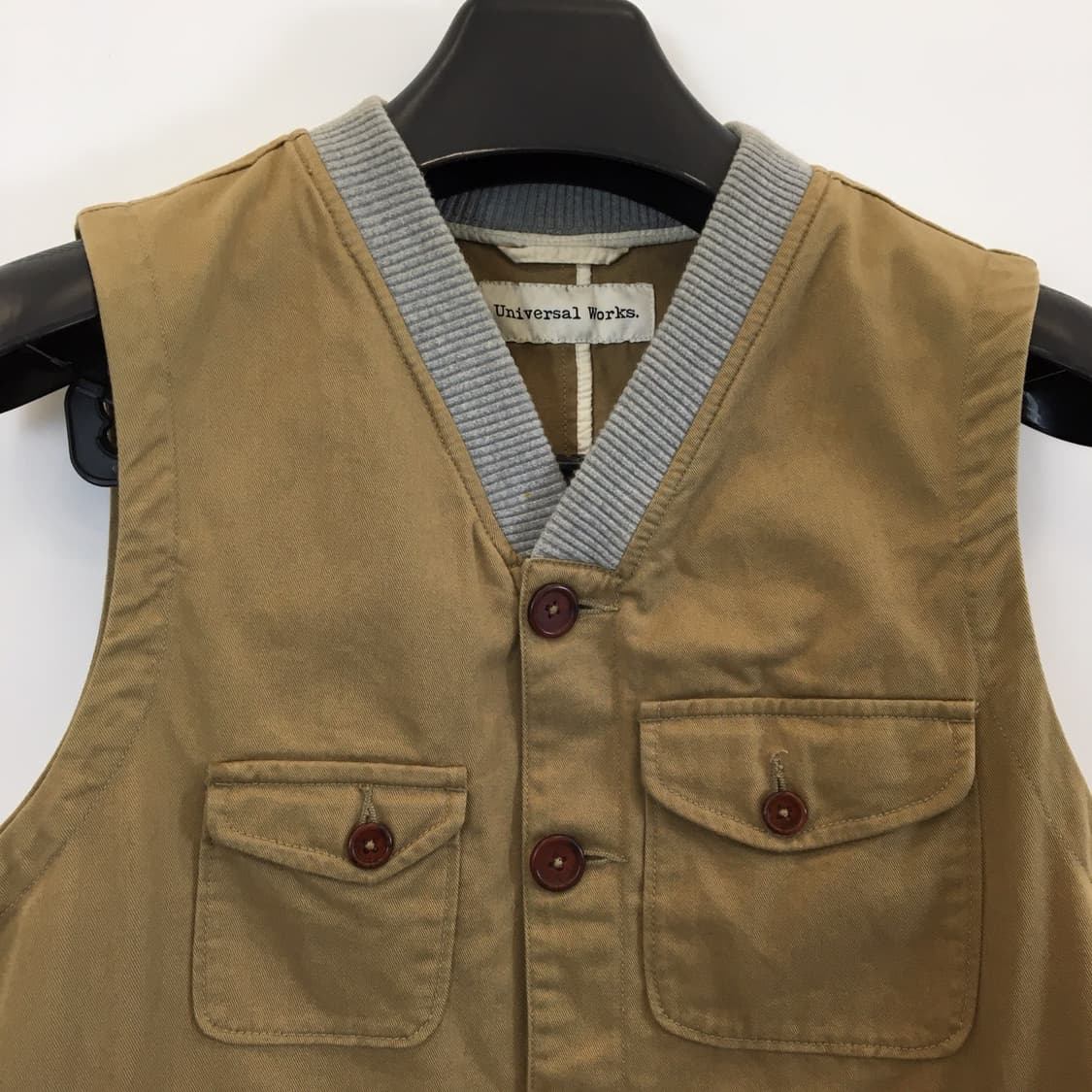 유니버셜웍스 아메카지 코튼 베스트 S  상품이미지2