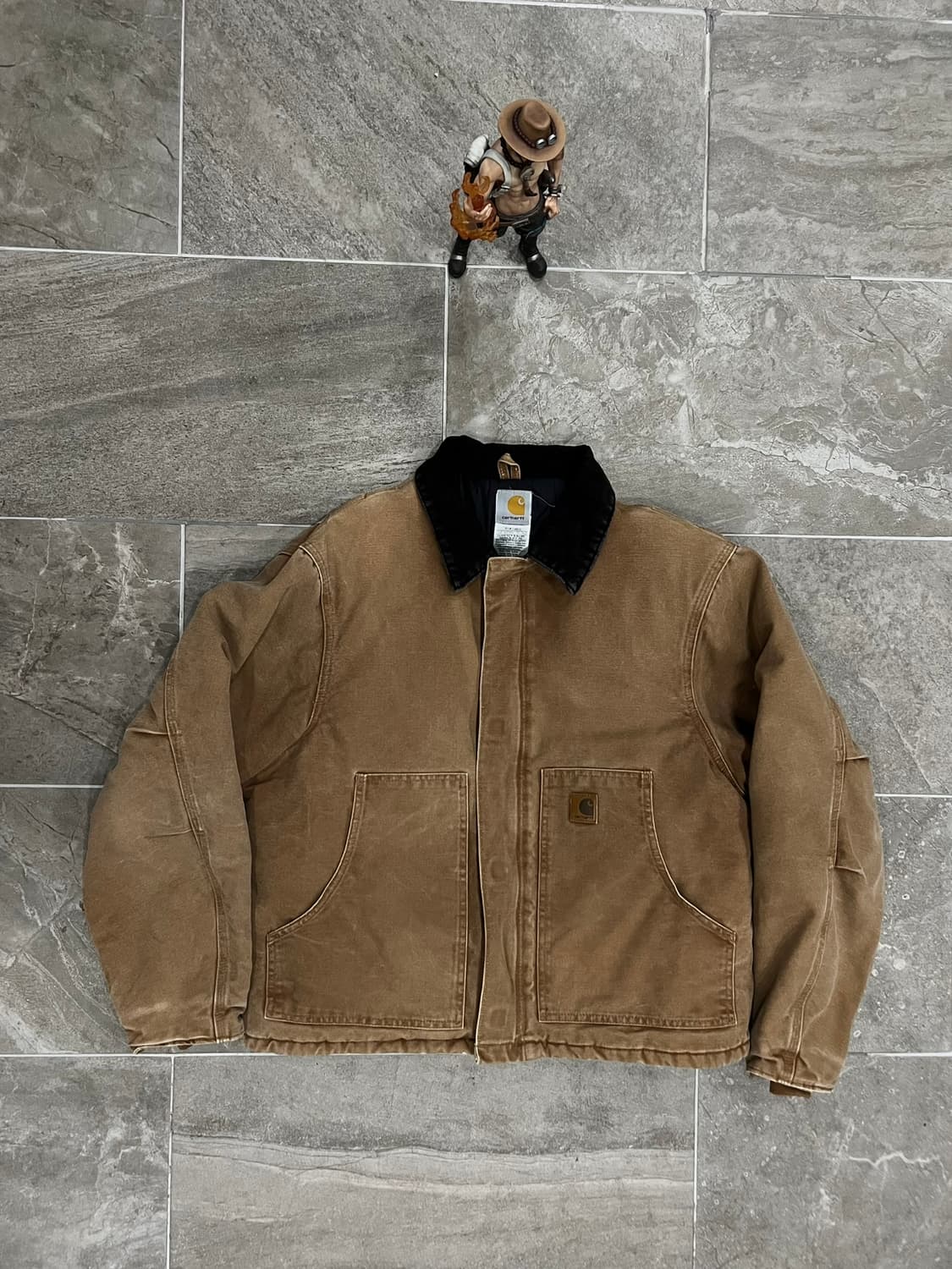 (L) 칼하트 덕 디트로이트 자켓 J22 BRN 칼하트브라운 상품이미지1