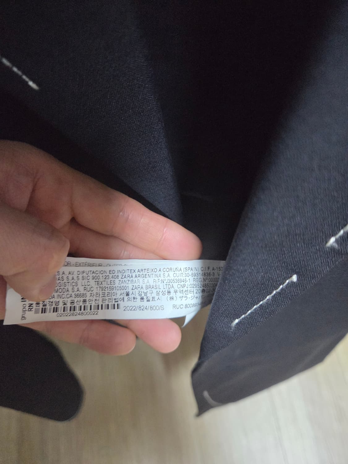 자라 아더에러 스티치 블레이저 S 상품이미지3