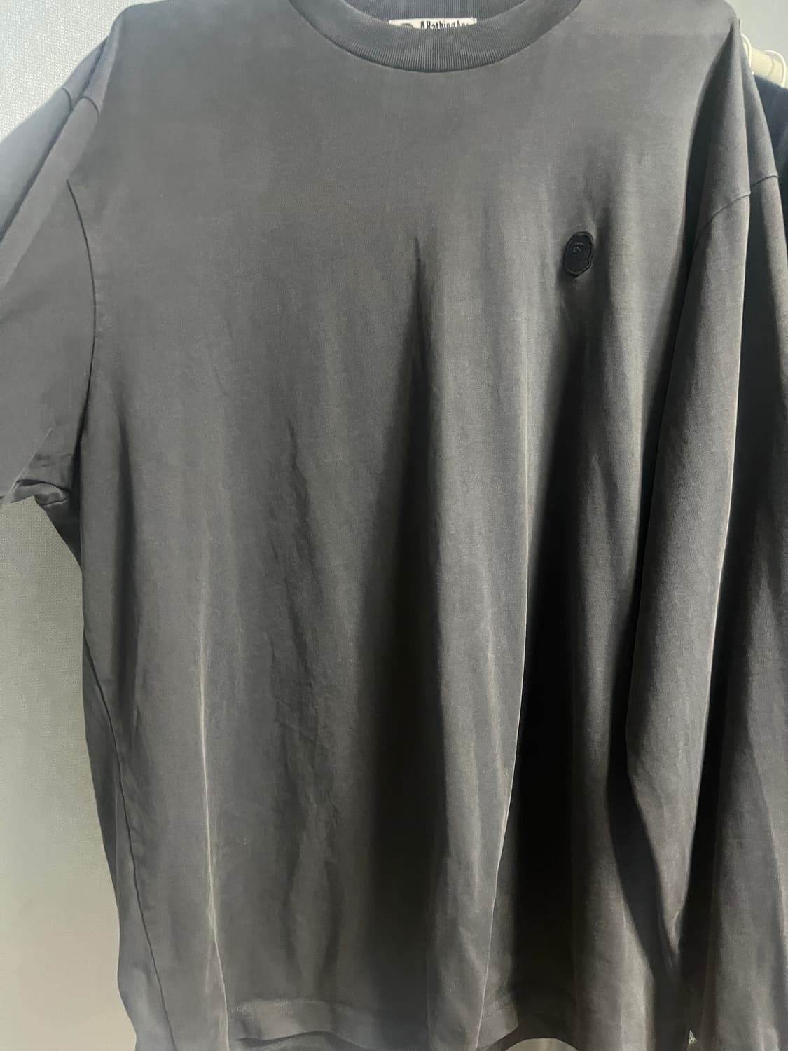 베이프 롱슬르비 차콜 m 사이즈 상품이미지3