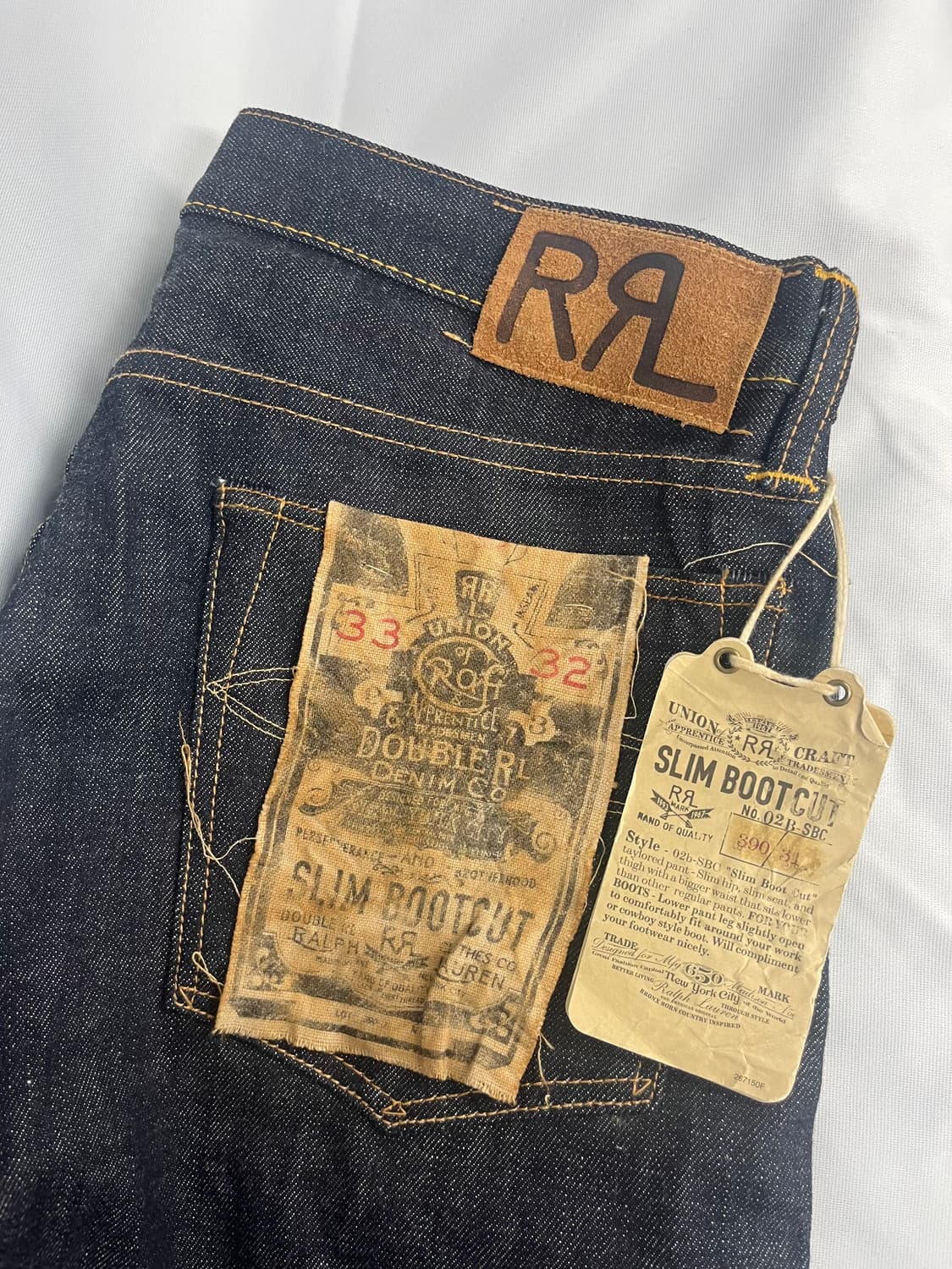 RRL 더블알엘 셀비지데님 33x32 상품이미지3
