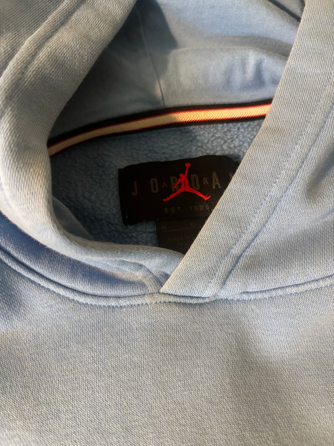 조던 후드티 M 하늘색 상품이미지3