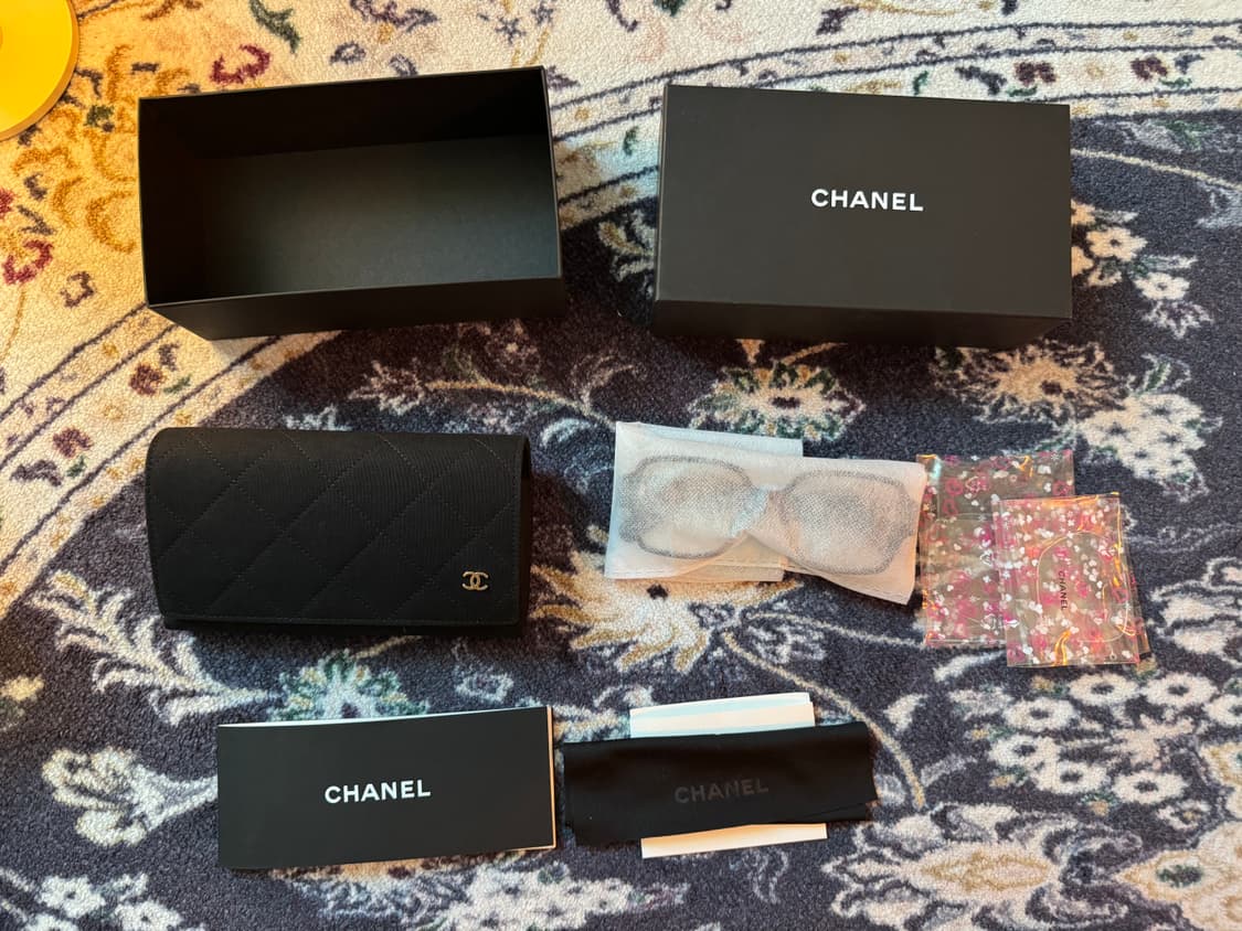 샤넬 하트 스퀘어 안경 블랙 ch3438 (지디 안경) 상품이미지1