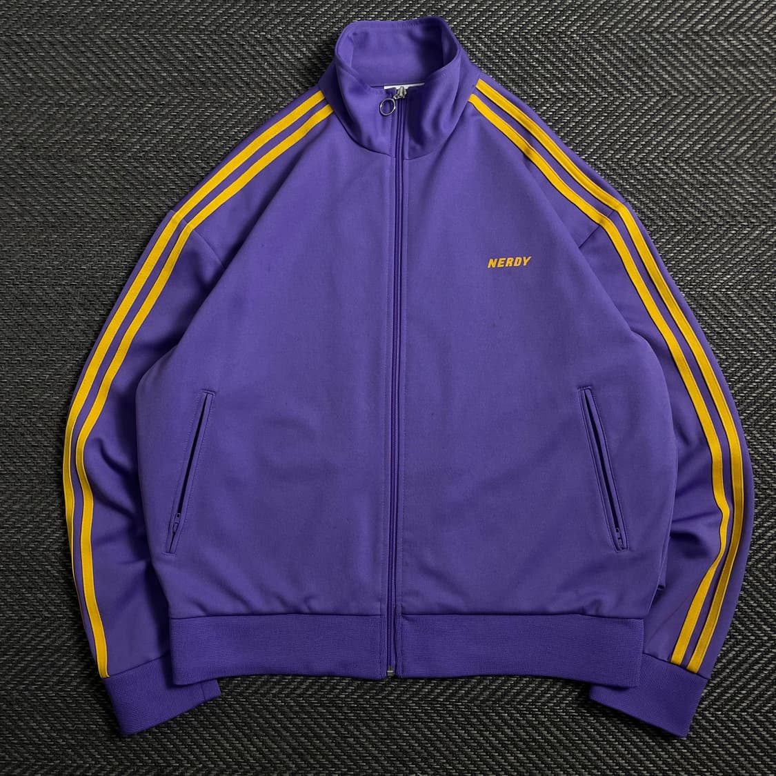 널디 루즈핏 퍼플 트랙탑 져지o 4477 상품이미지1