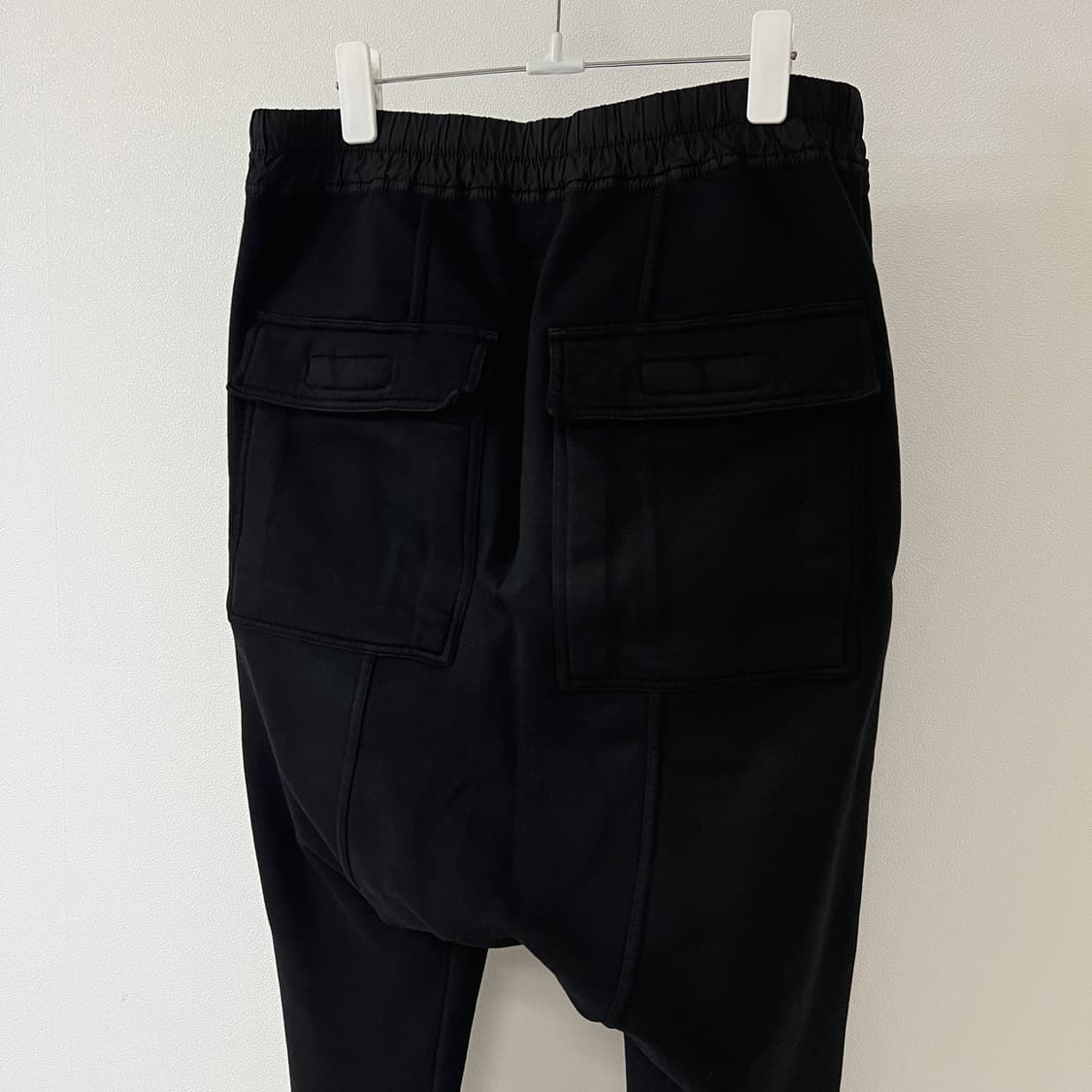 릭오웬스 16FW 다크쉐도우 프리즈너 드로우스트링 조거 팬츠 블랙 상품이미지6