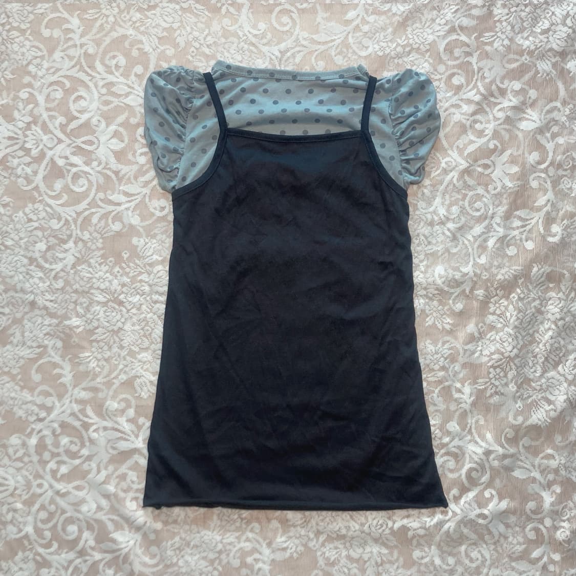 Layered dot T-shirt 상품이미지4