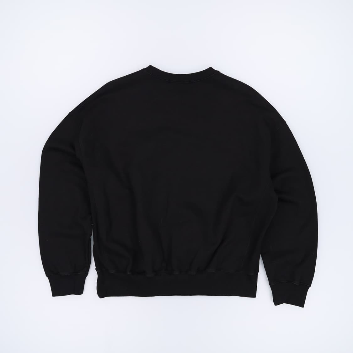 [F] 마르디 메크르디 오버핏 빅프린팅 맨투맨 스웻셔츠 블랙 3803 상품이미지2