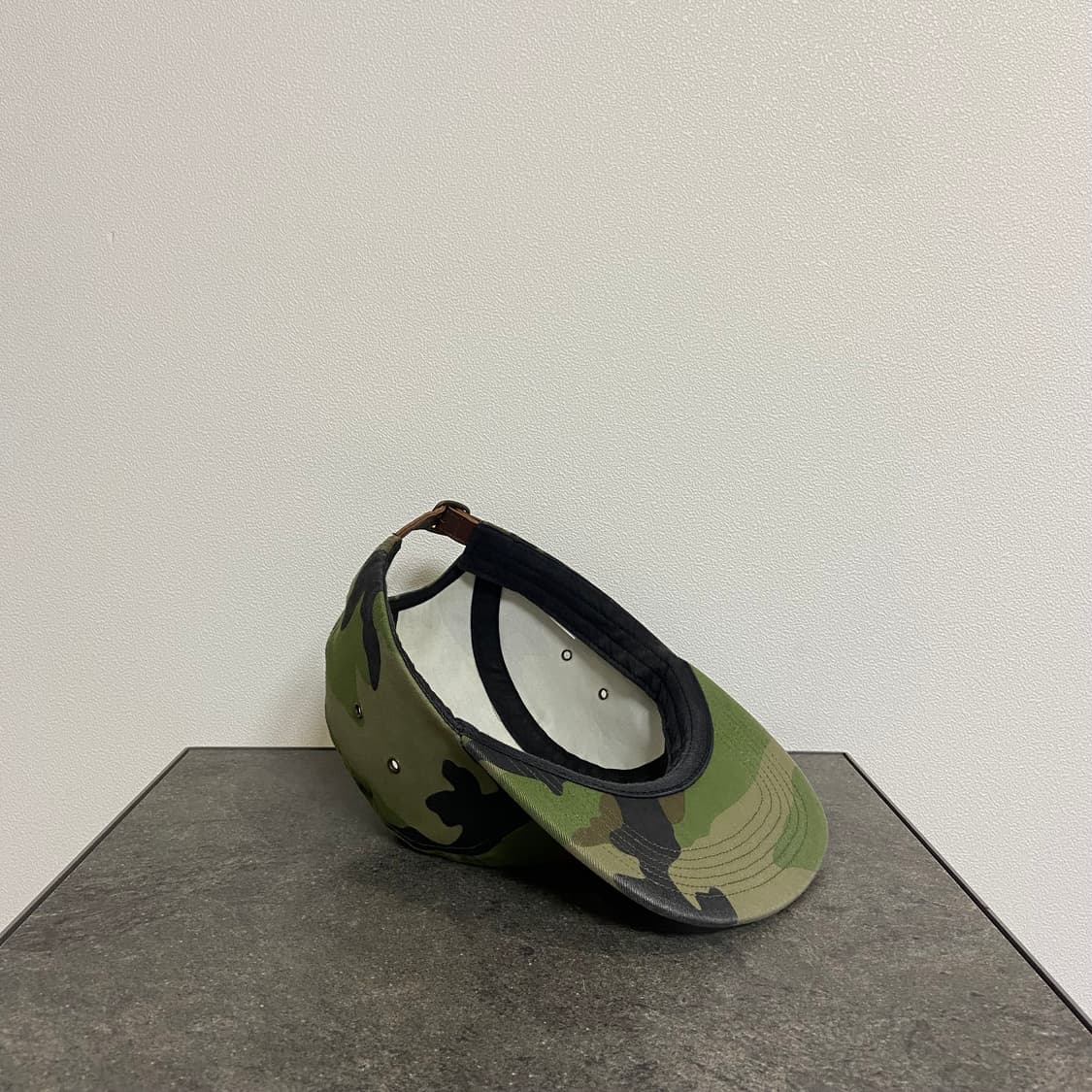 슈프림 밀리터리 워시드 우드랜드 카모 레드 박스로고 캠프캡 모자 상품이미지8