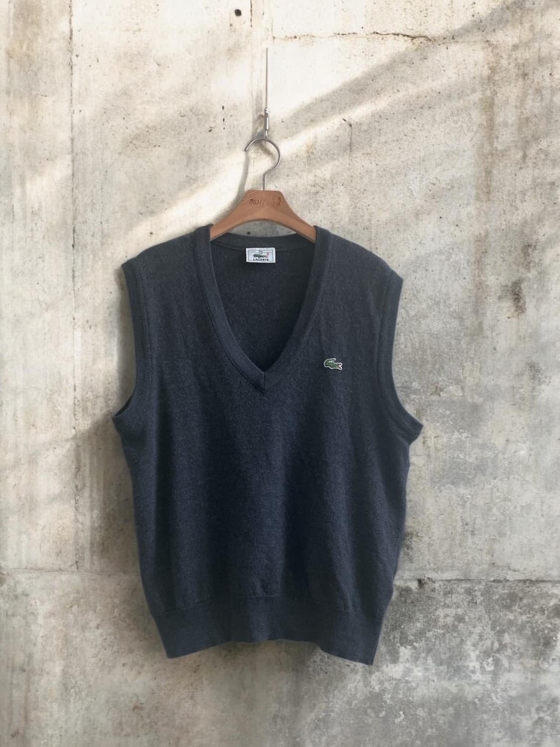라코스테 간절기 니트 조끼  상품이미지1