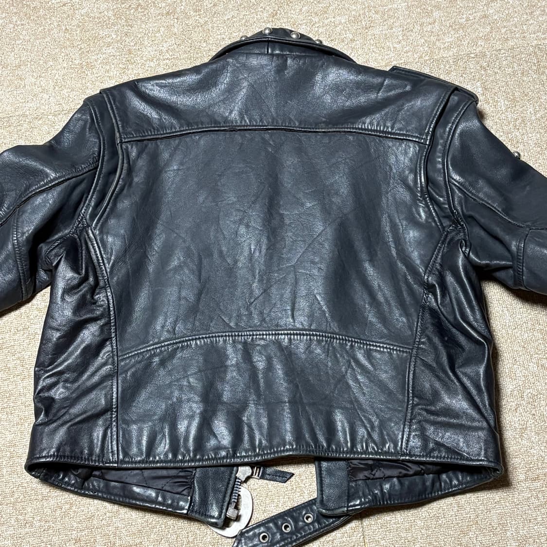 할리데이비슨 스터드 스컬 라이더 레더자켓 40 상품이미지3