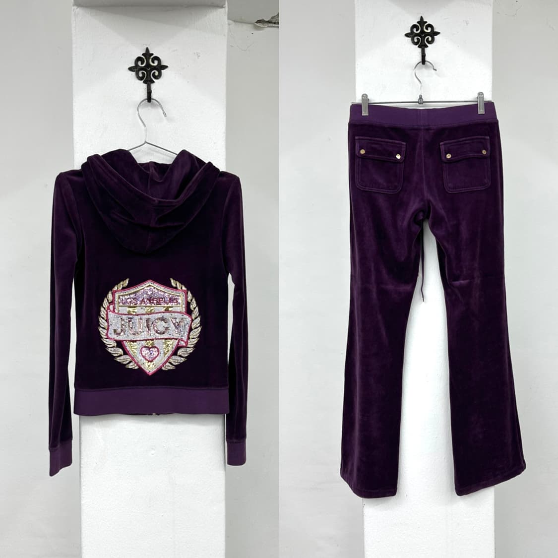 Juicy couture purple jersey set up 상품이미지1