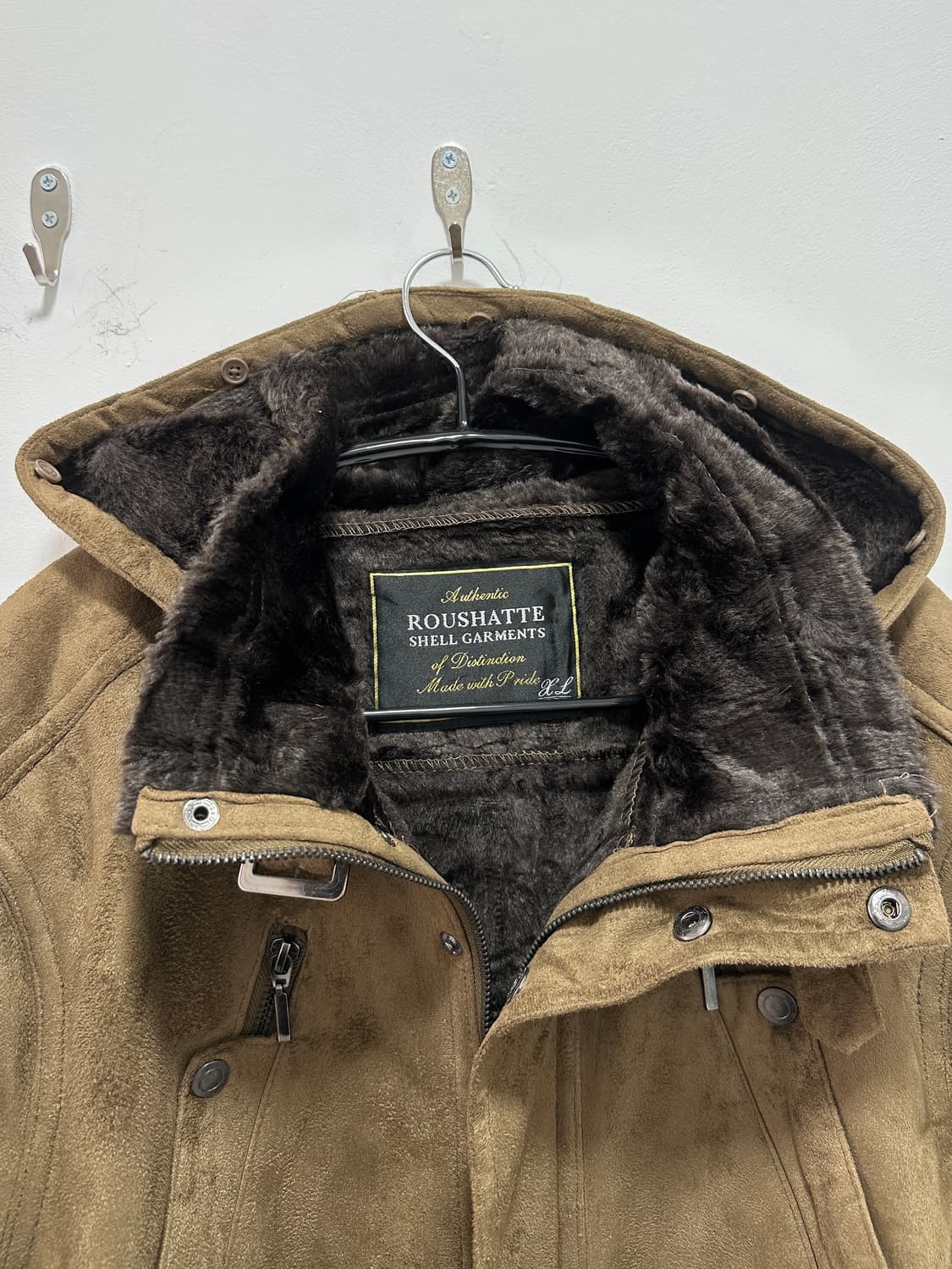 Roushatte grunge suede fur trimming jk 상품이미지6