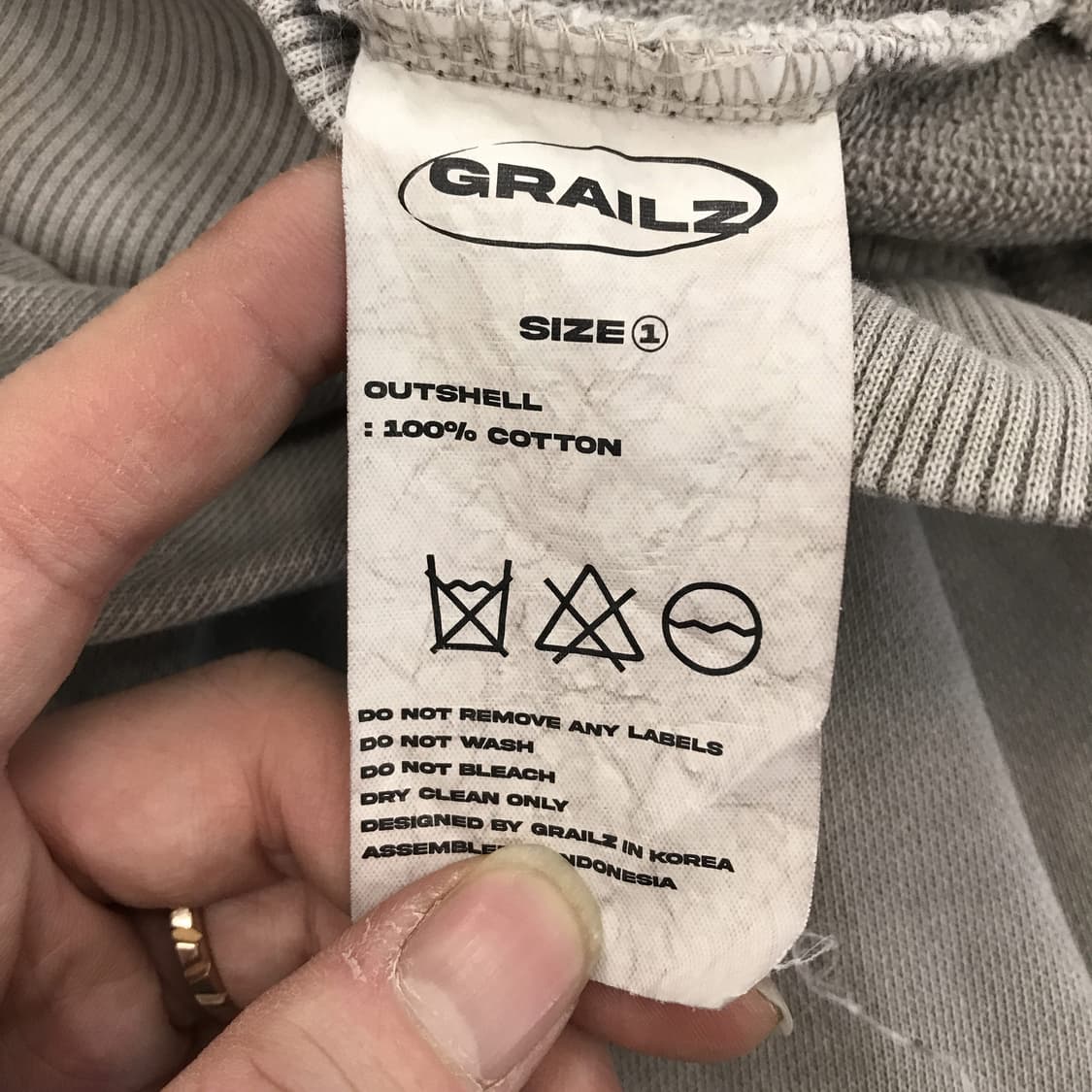 그레일즈 GRAILZ P-DYED 후드티셔츠 [1사이즈] 상품이미지7