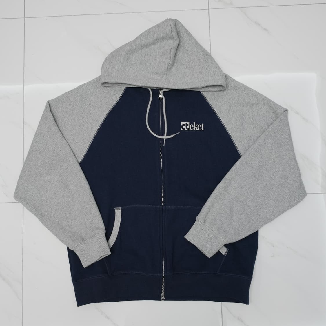 [L] 테켓 플랜 집업 후디 네이비 상품이미지1