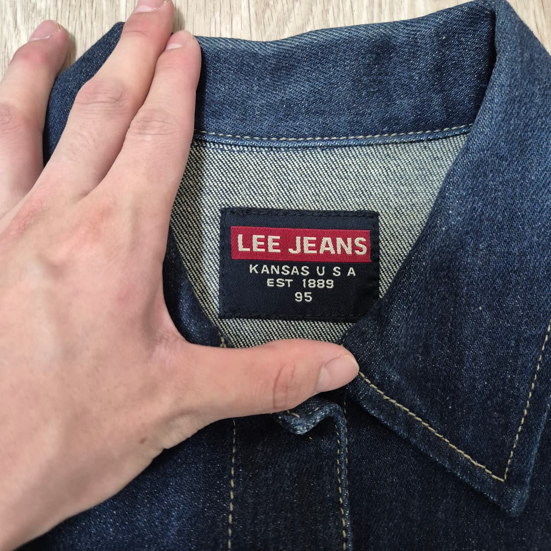 리 진스 정품 클래식 생지 데님 자켓 상품이미지4