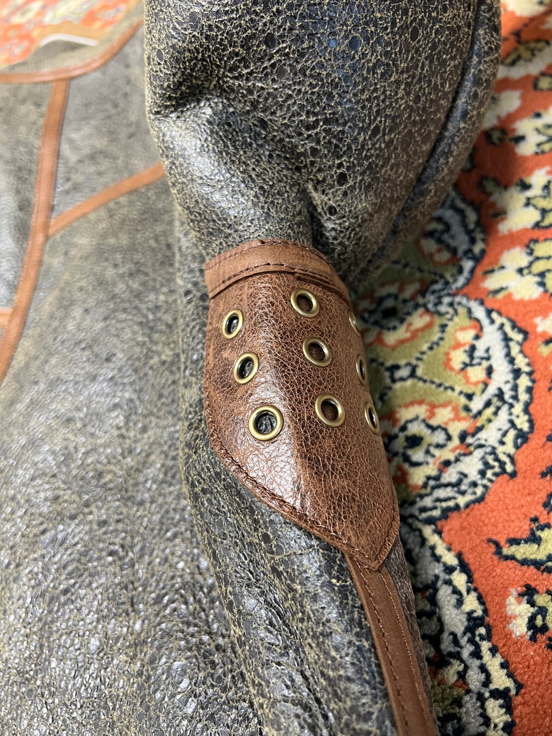 [38] Churphy leather 브라운 쉽스킨 무스탕 상품이미지5