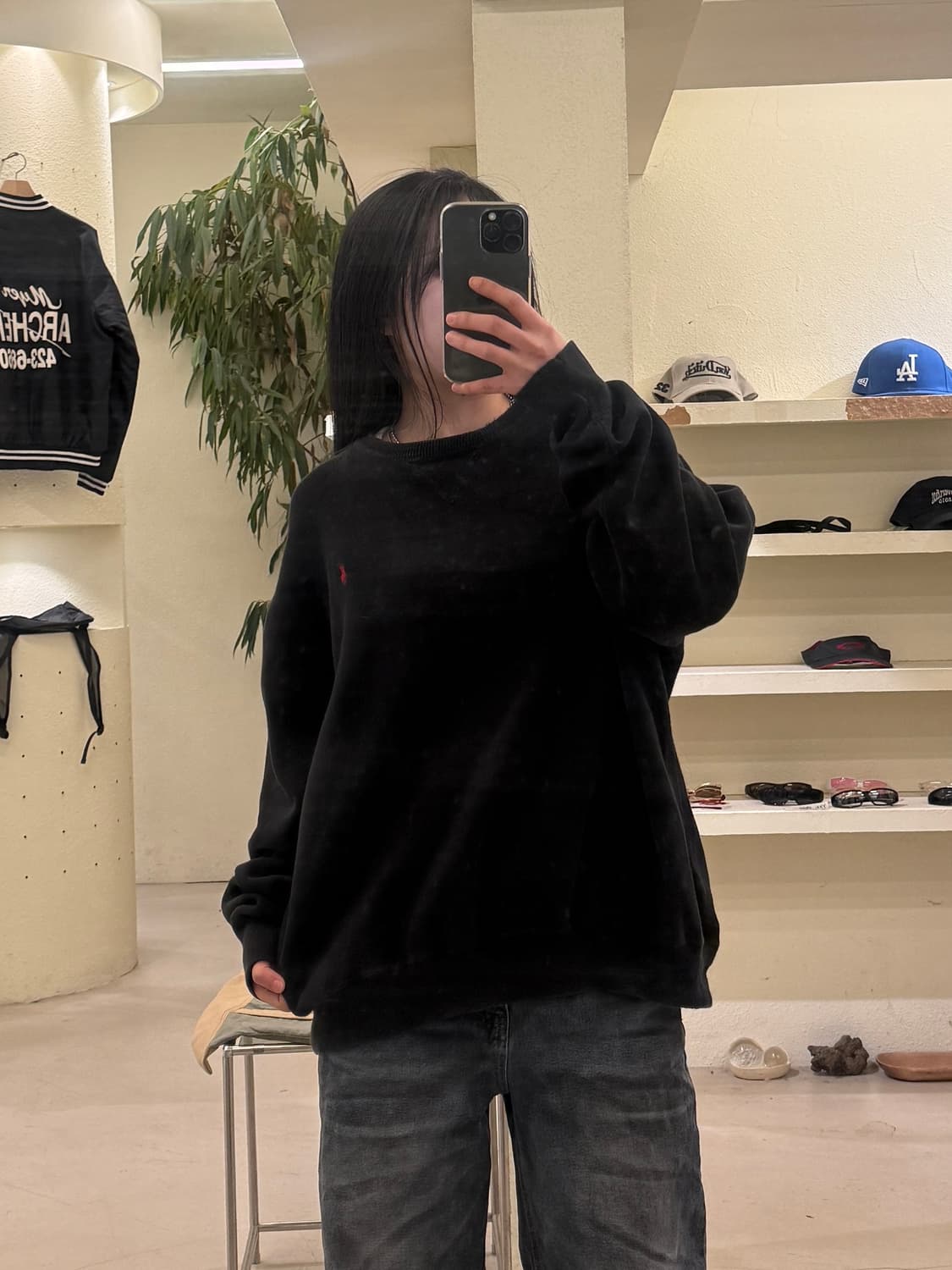 폴로 랄프 로렌 원포인트 크루넥 니트 U468 상품이미지1