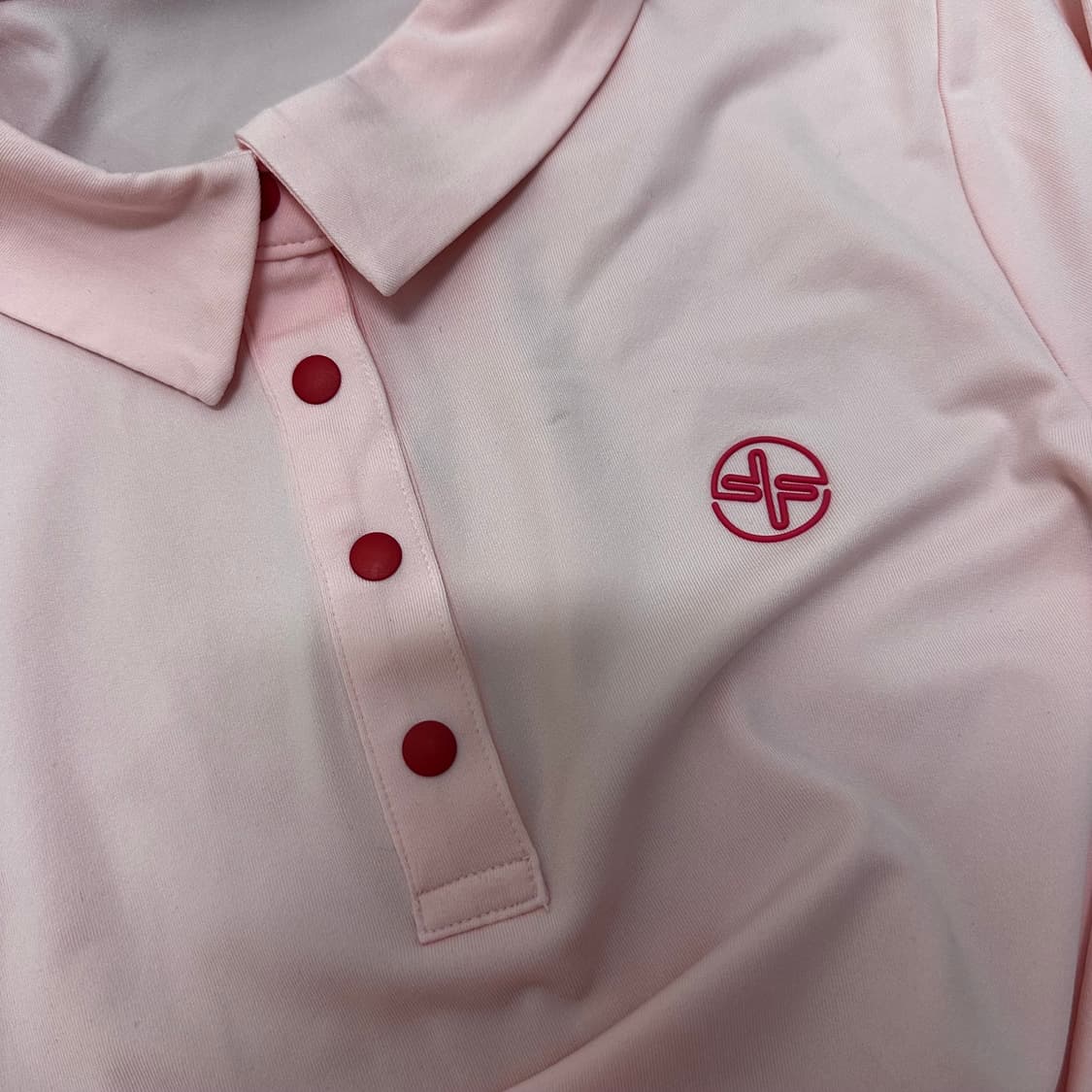 [새상품] 젝시믹스 여성 골프웨어 기능성 긴팔티셔츠 핑크 M 상품이미지3