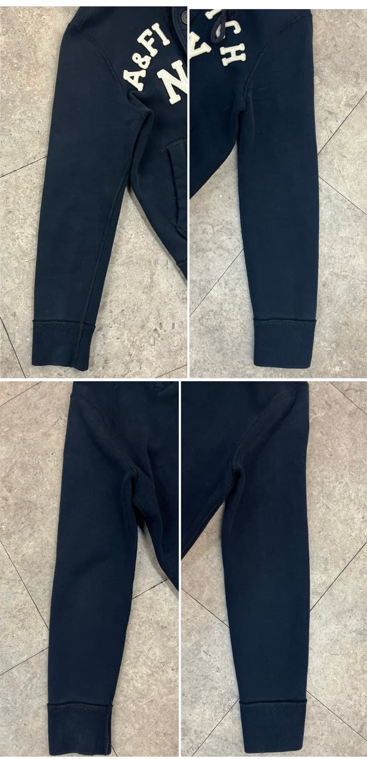 아베크롬비 버튼 기모 후드집업 네이비 S #csz3680 상품이미지10