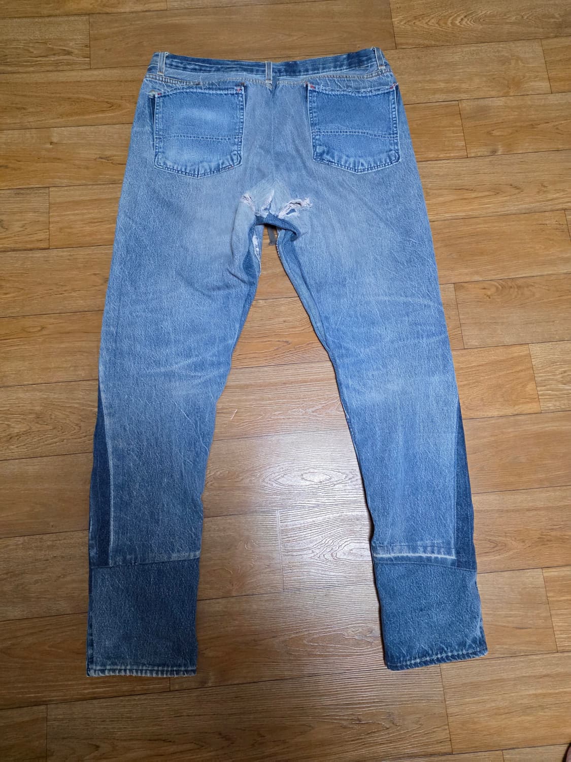 그렉로렌 디스트레스드 데님 34라운지 팬츠 상품이미지2