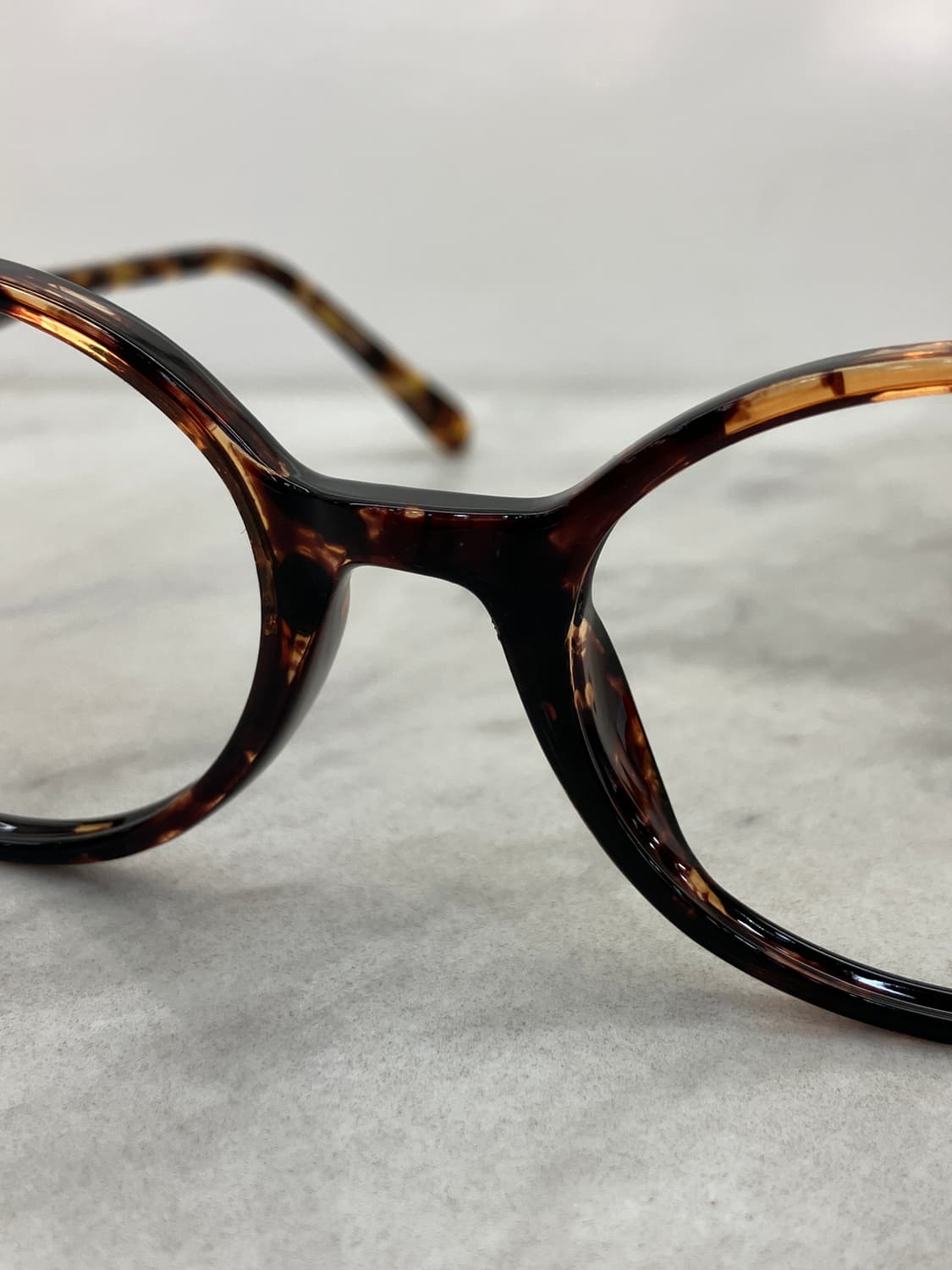 B73 KS 레오파드 슬림 오벌 뿔테 안경6859 상품이미지5