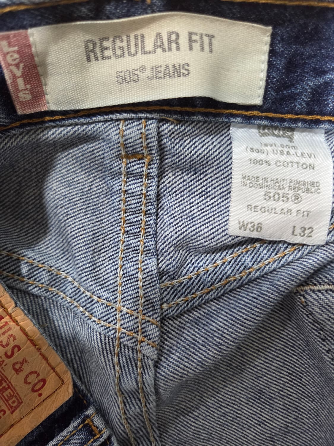 00's 리바이스 505 청바지 판매 상품이미지3