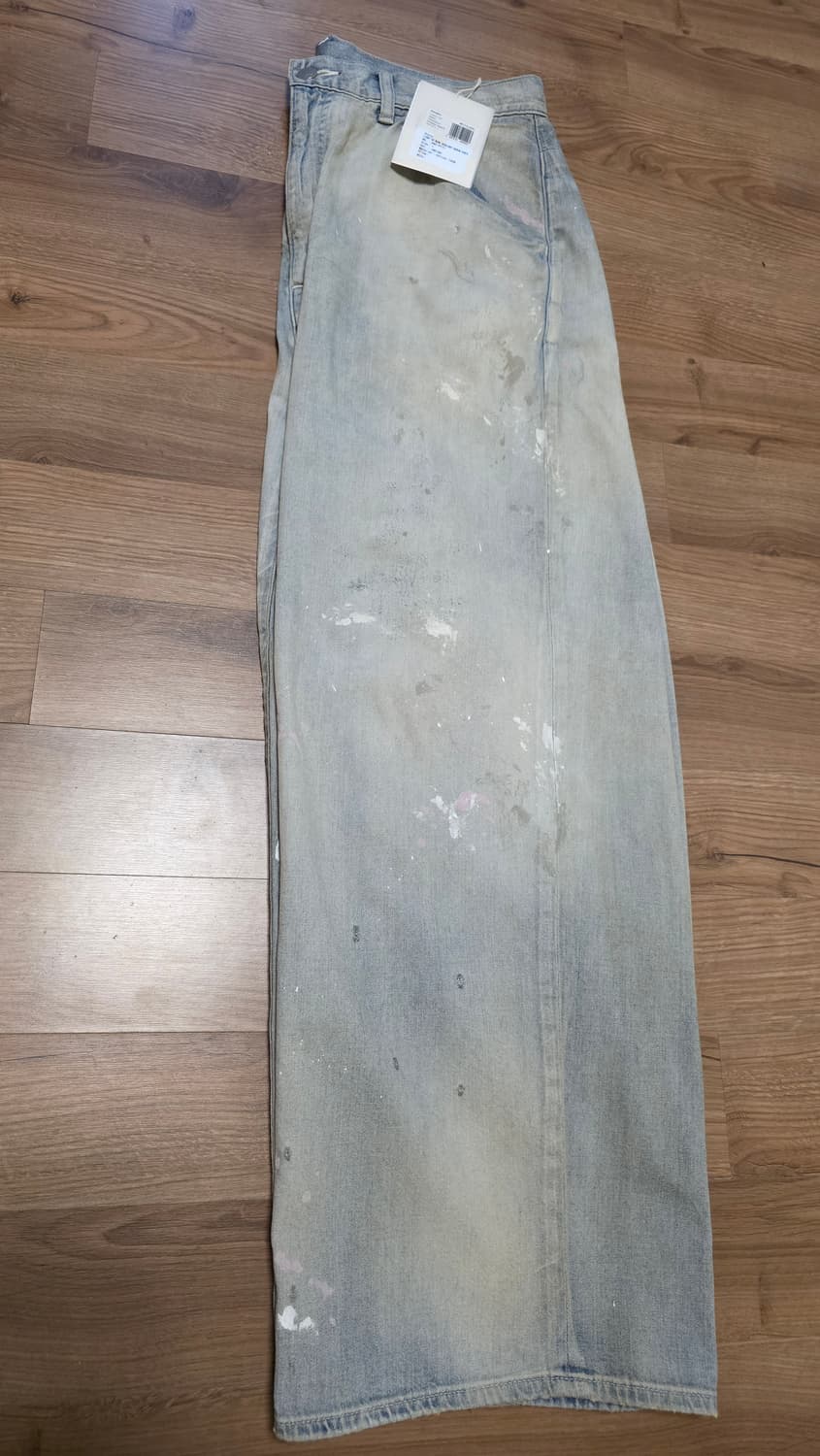 안셀름 WIDE STRAIGHT DENIM PANTS - Indigo 상품이미지4