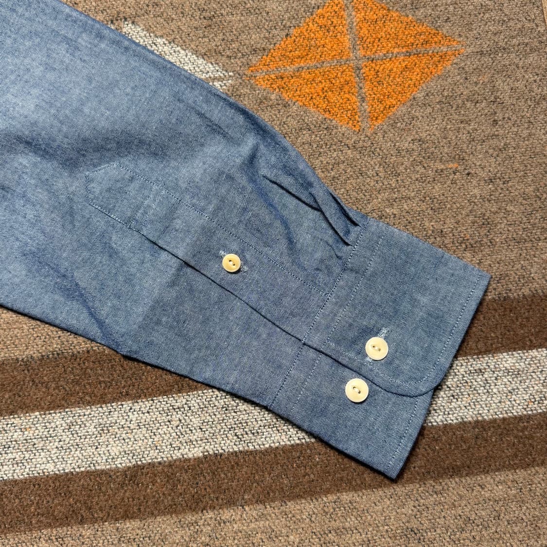 미사용)브라운야드 샴브레이 데님 셔츠 100 상품이미지5