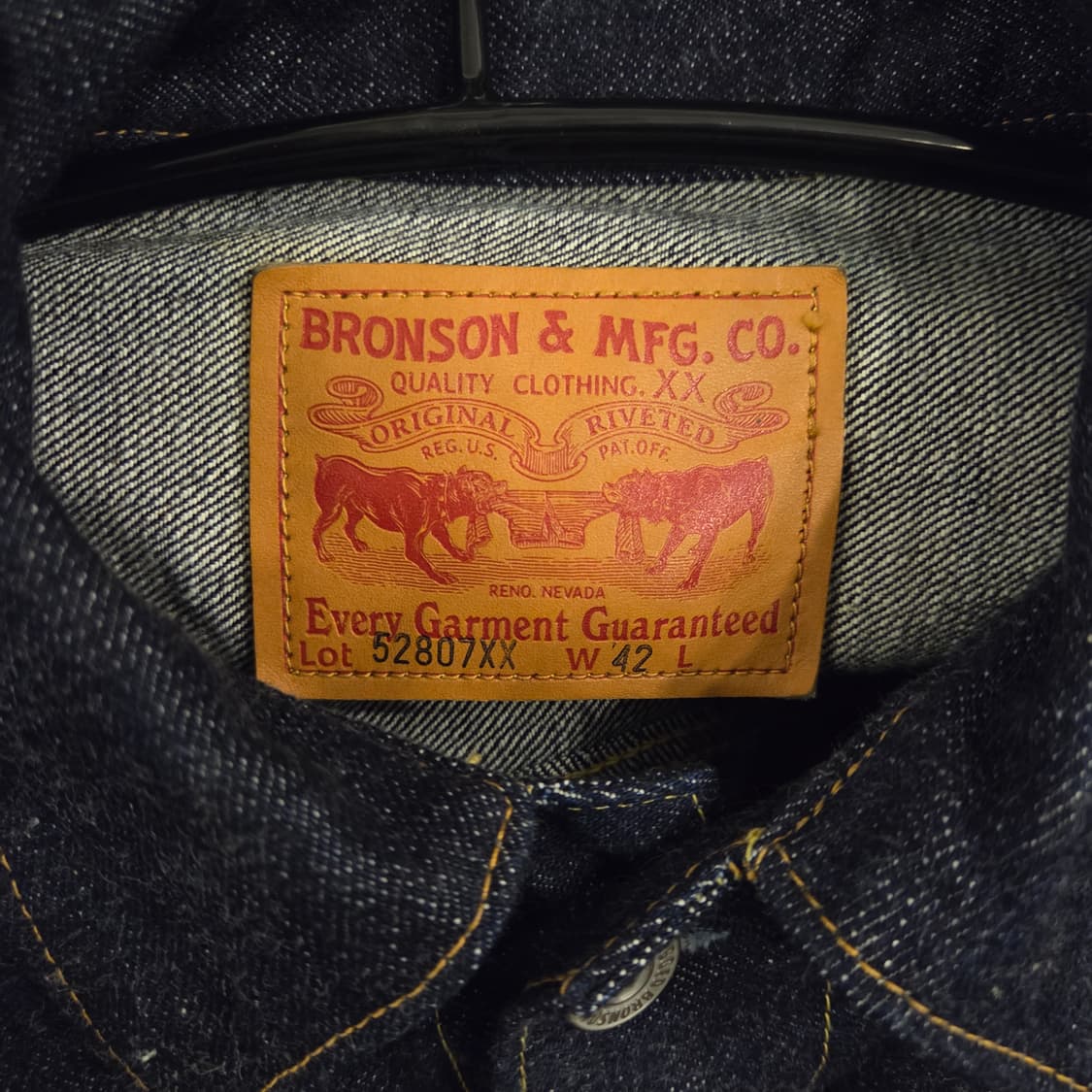 브론슨 52807xx 타입2 데님자켓 42사이즈 상품이미지4