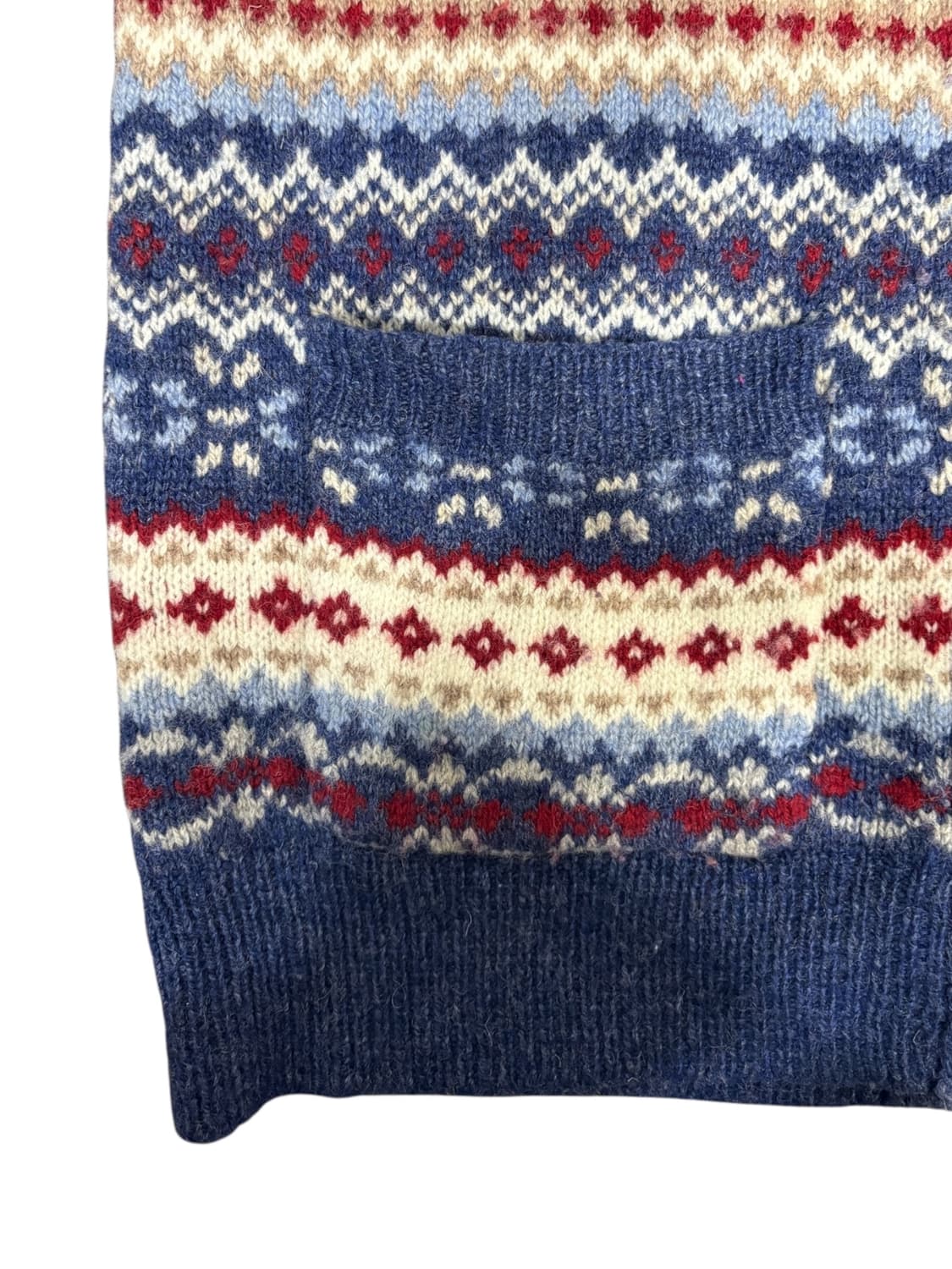 Japanese Vintage 울 혼방 가디건 상품이미지2