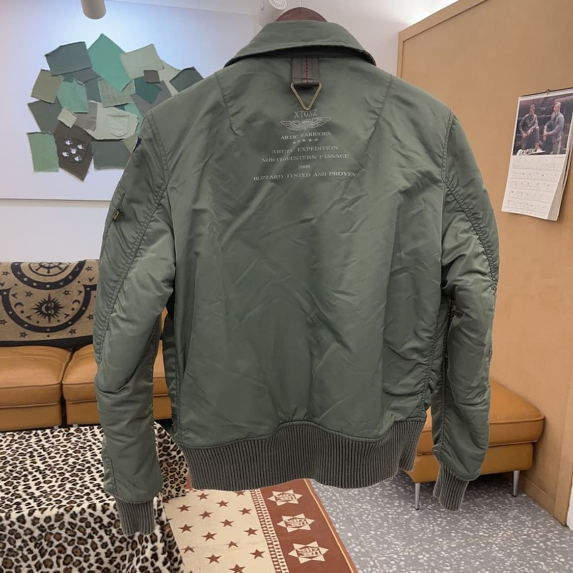 엑스톤즈 미군 파일럿 MA-1 항공점퍼 봄버자켓 105 C08765 상품이미지4