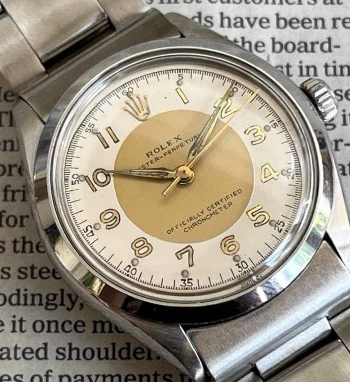 Rolex oyster perpetual twotone color 상품이미지10