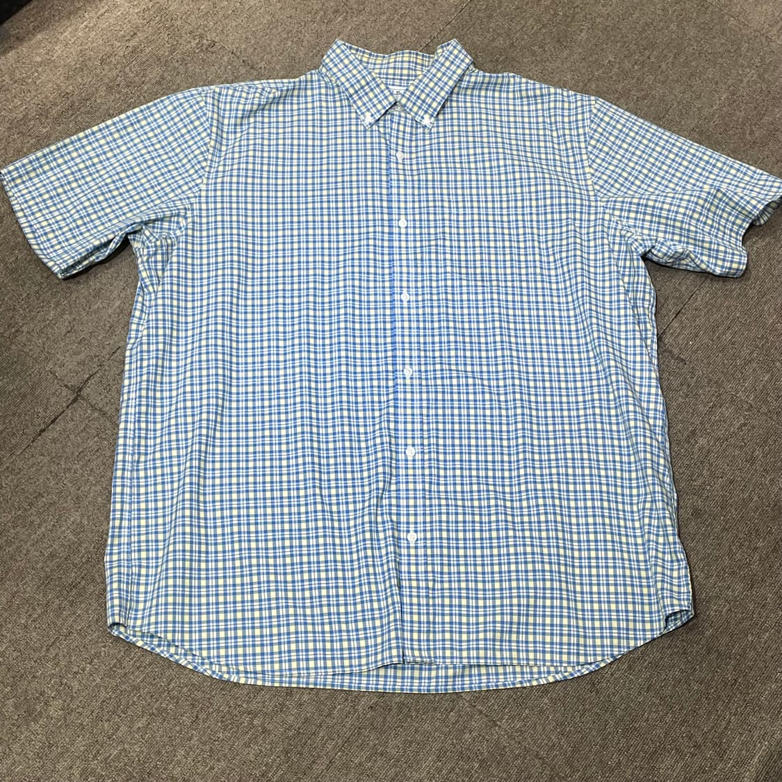 (XL) L.L.Bean 엘엘빈 체크 반팔 셔츠 트레디셔널 핏 상품이미지2