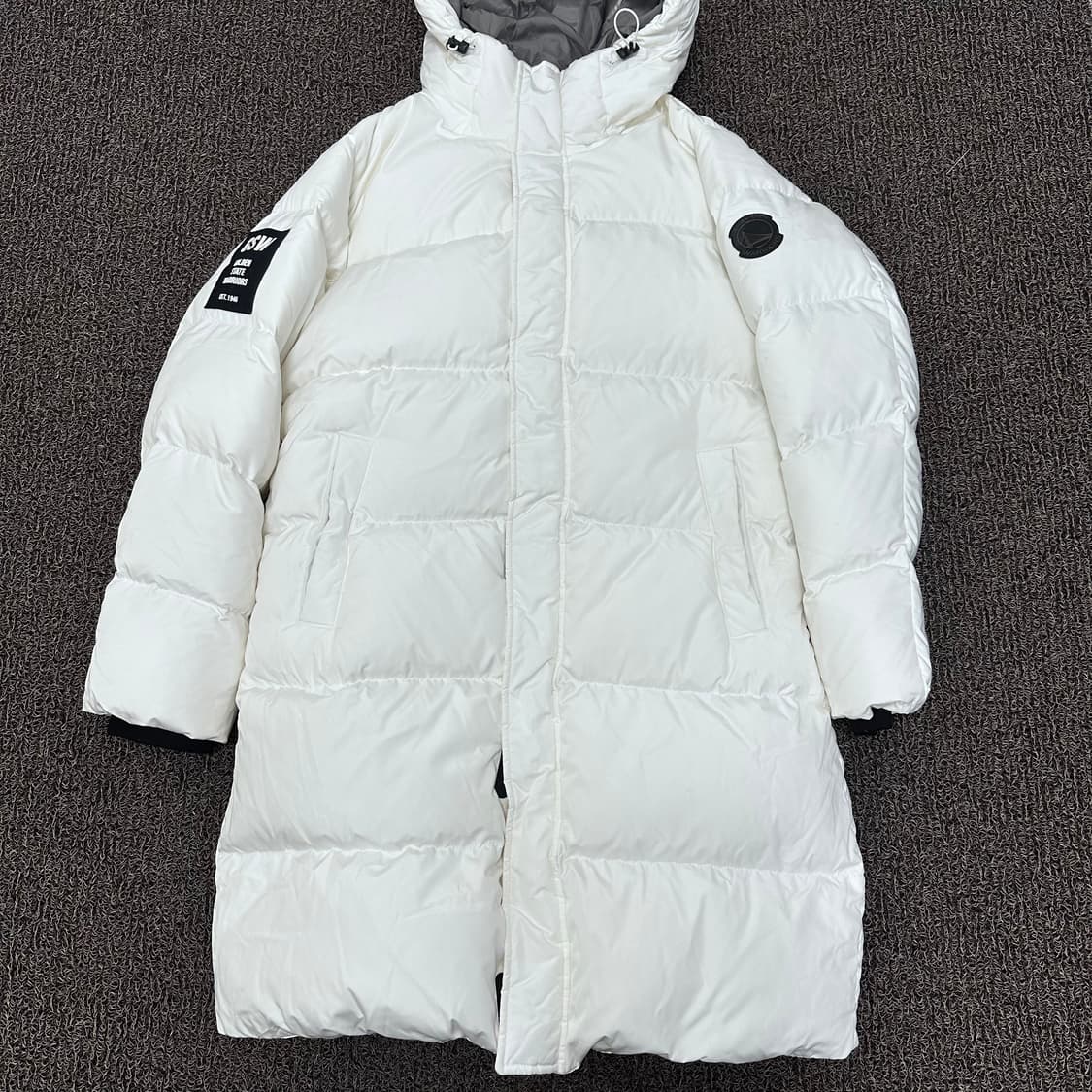 NBA 엔비에이 덕다운 롱패딩 화이트 L 상품이미지1